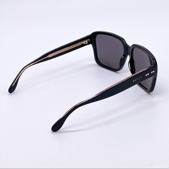 NEW GUCCI GG0786S 002 UNISEX SUNGLASSES GUCCI GG0786S BLACK - Picture 9 of 12